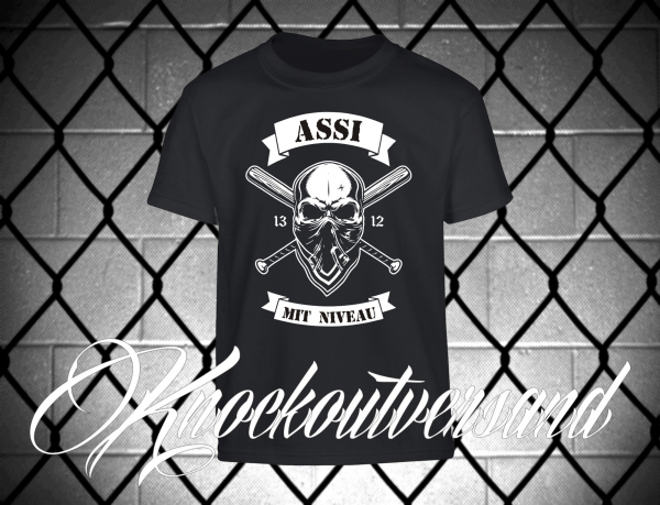 Assi mit Niveau Männer T-Hemd